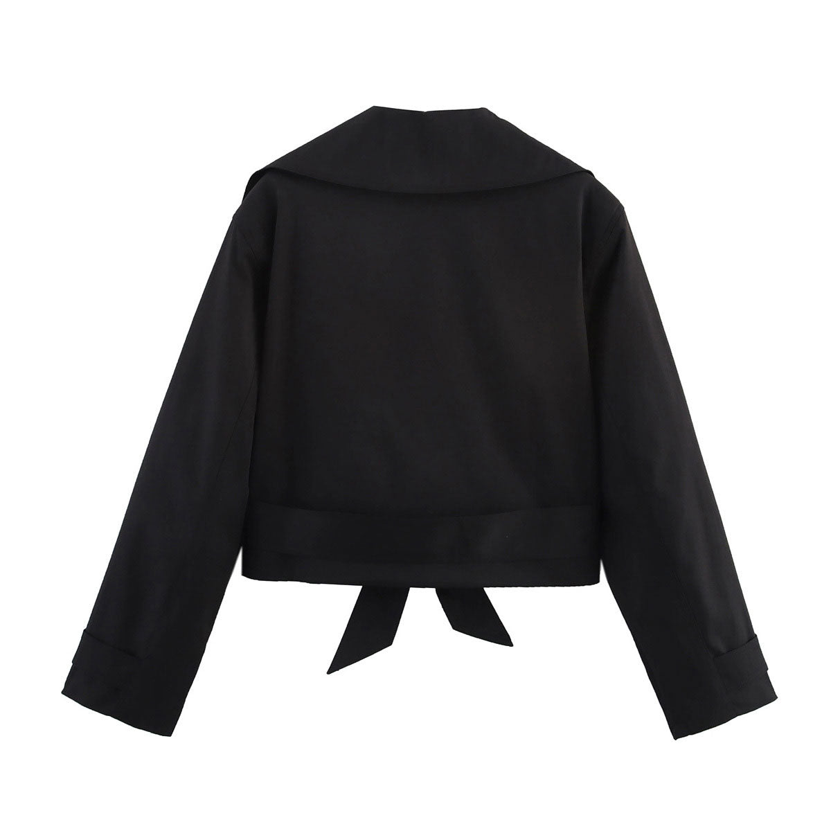 ZEPHYRA - Cropped Trenchjacke mit Gürtel